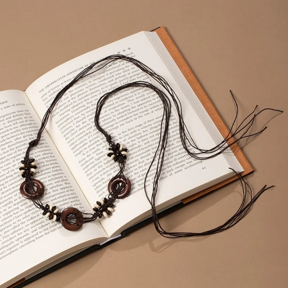 New Bohemian Butterfly Tassel Waist Chain Y2K Flower Pattern Vintage Belt Beads Hip Chain Women