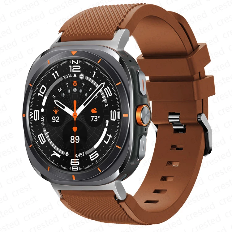 Sport Silicone For Samsung Galaxy watch 7 ultra Strap 47mm Accessories belt correa Bracelet galaxy watch 7 FE band 40mm 44mm 44