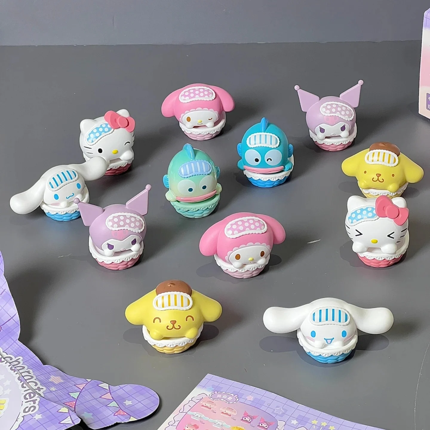 Mini Urocze Zdjęcia Ziarnista Torba Niespodzianka Dostępna Od Ręki Kołyska Wykrojnik Anime Lalki Trendy Zabawka Niespodzianka Kuromi Melody Zabawki