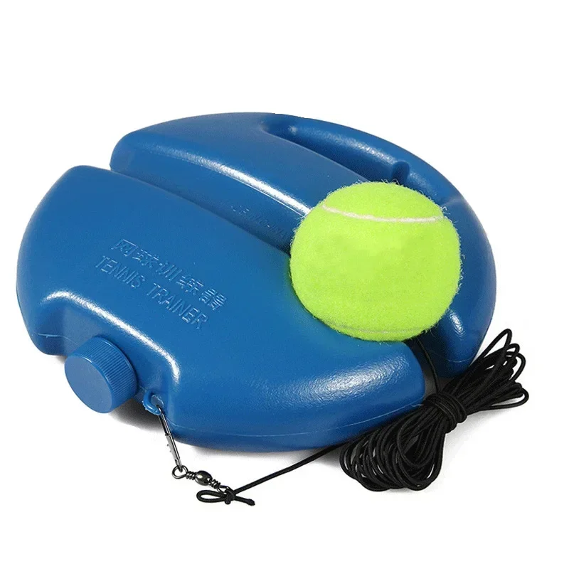 

Tennis Single Training Device Practice Outdoor Hit Self-learning Rebound Device Sparsring Device with 3 Balls Tennis Training