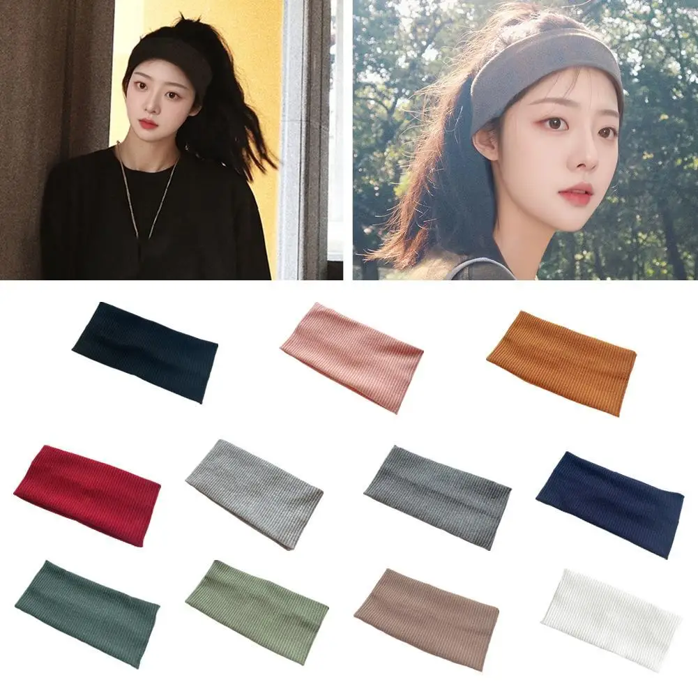 

Men Women Solid Elastic Hair Bands Yoga Headband Simple Adjustable Men Running Absorb Sweat Elastic Hair Bands Hair Accessories