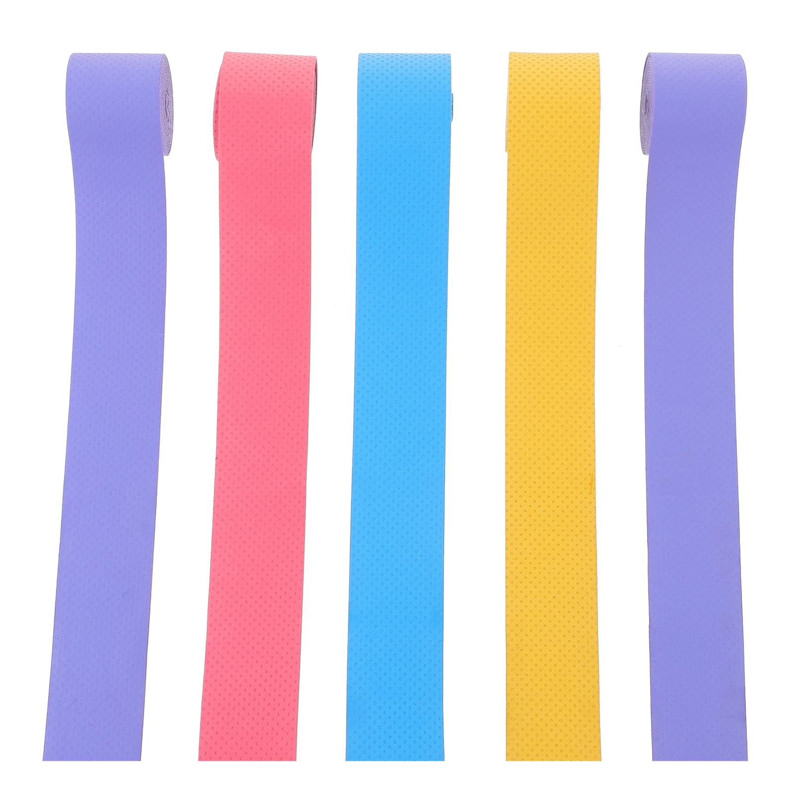 5 قطعة طول قابل للتعديل الصيد رود مقبض التفاف سهلة قطع بولي الشريط الشريط ل مضرب الدراجة المقود عدم الانزلاق امتصاص العرق قبضة #5