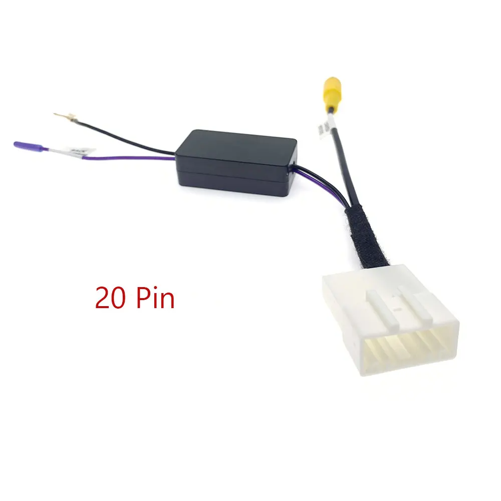 20 Pin Car Rear Camera Retention Cable For Toyota Gen5 Gen6 TNS510 B9018 Fit Auris /Avensis /Corolla /RAV4/Land Cruiser