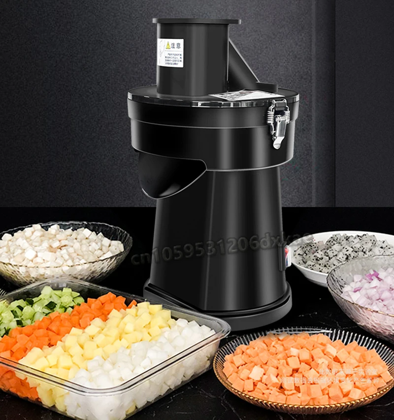 Multifunctional Vegetable Carrot Potato Dicing Machine Cutter Slicer Commercial Dicing Machine Small Electric Slicer Shredde220V