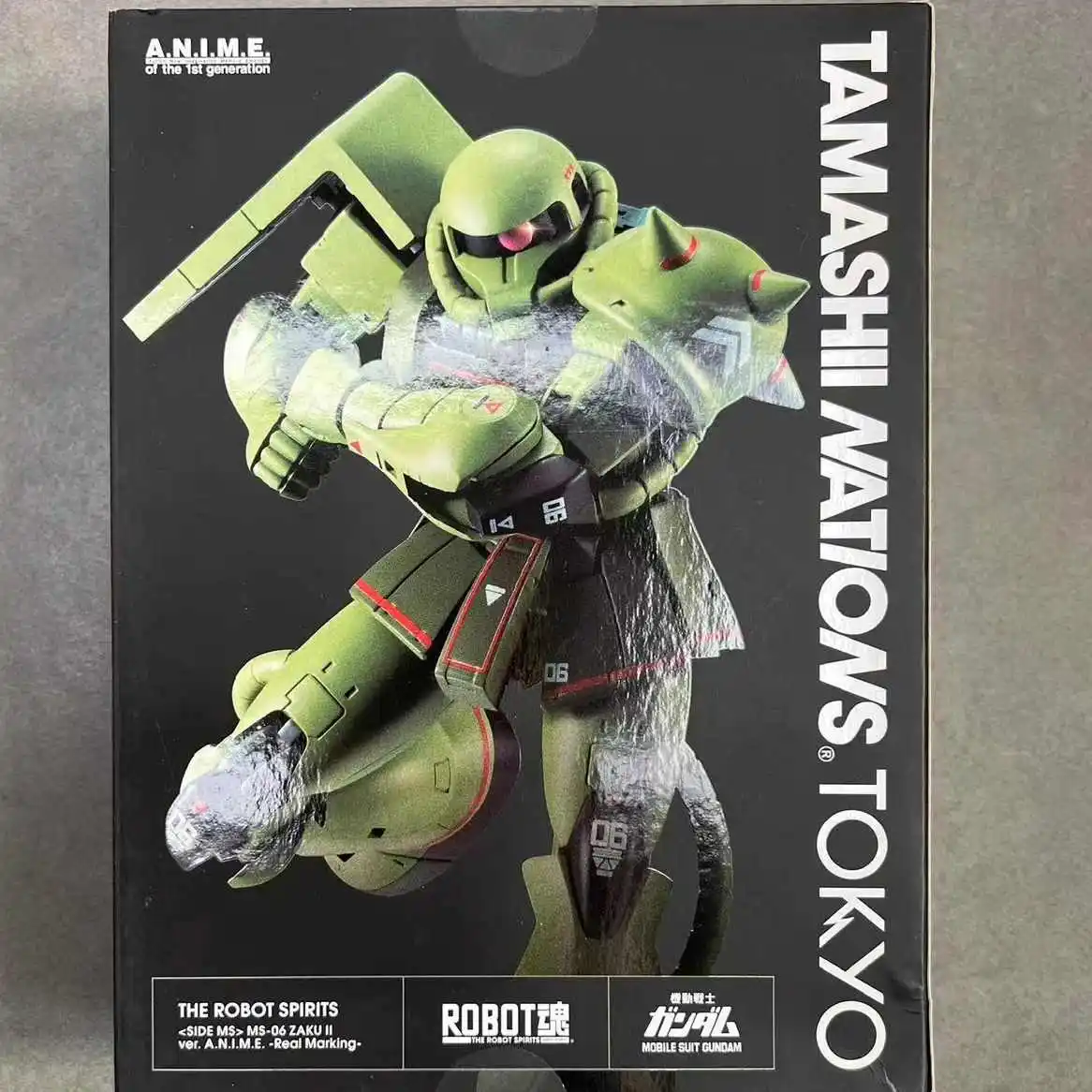 

Bandai TNT Limited ROBOT Soul R Soul Green Zhagu Коллекционная модель украшения