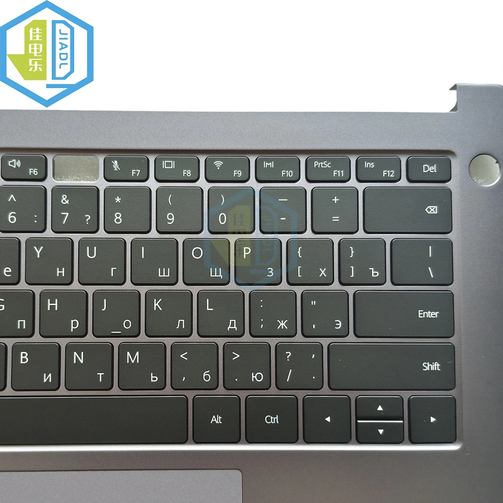 Imagem -03 - Teclado Russo para Laptop para Huawei Matebook D14 Palmrest Cinza Capa Superior c Novo ru Nobeld-wdi9a 2h-bcqruh80121 2023