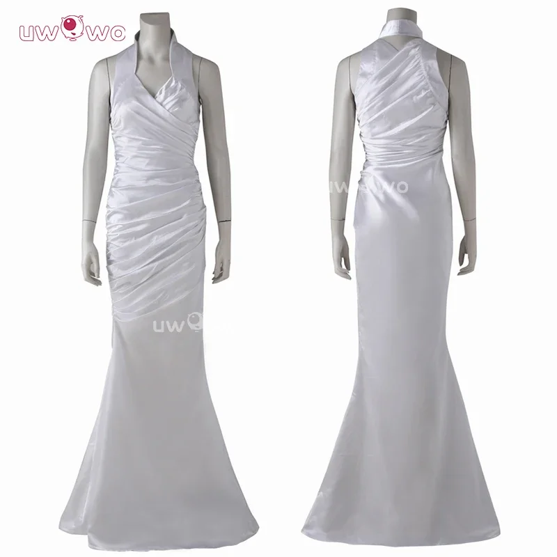 Uwowo Collab Series: Finaal Fantasyy 15 Ff -15 Lunafreya Nox Fleuret Luna Costume Cosplay Abito Bianco-image