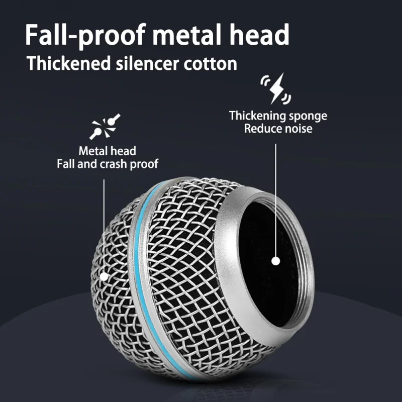 ميكروفون سلكي محمول 3.5 ملم ميكروفون صوتي ديناميكي مع كابل 9 أقدام ومفتاح تشغيل/إيقاف مناسب لمكبرات الصوت آلة الغناء الكاريوكي