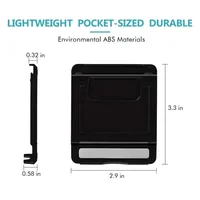 Support de téléphone réglable pour table, support de bureau pour Ipad, IPhone, Samsung, Xiaomi, Huawei, support universel pliable pour téléphone portable 3
