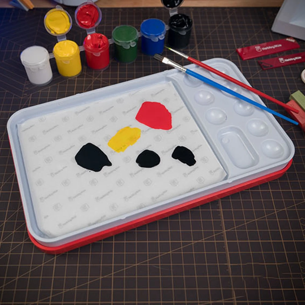 New Wet Palette For Acrylic Painting Model Coloring Wet Tray Paint Supplies Paint Holder Miniatures Paint Modeling Tools