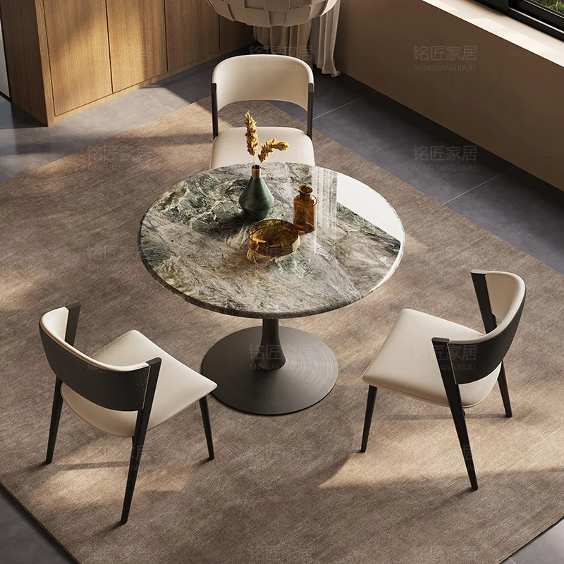 

Minimalist Oval Kitchen Tables Warm Keep Decoration Dining Tables Modern Design Tavolo Rotondo Pranzo Dining Room Furniture