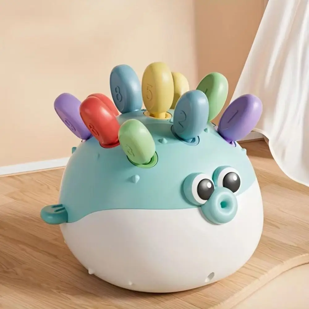 لغز التدريب البلاستيكي المركز إدراج مونتيسوري Pufferfish التعليم المبكر للأطفال التنوير الملون