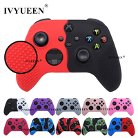 IVYUEEN Anti-Alip Soft Protective Skin for XBox Series X S Core Controller Silicone Case Grip Gamepad MixColor Protector Cover