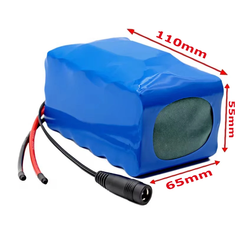 6S3P 24V 50Ah 18650 Li-ion Battery Pack 25.2V Electric Bicycle Scooter Moped Motor Wheelchair Weeder Battery Built-in BMS