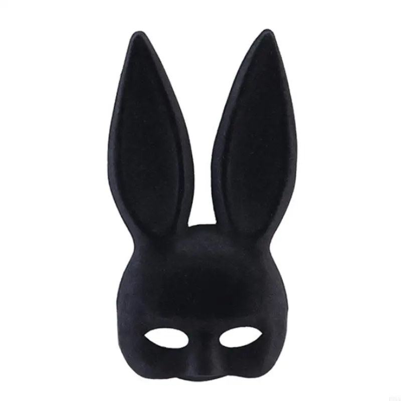 

P88A Hallween Animal Black Mask Half Face Mask for Easter Cosplay Props