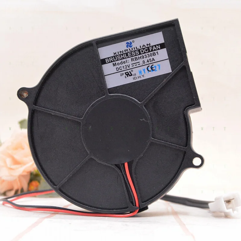 

H 1 шт. XINRUILIAN RBH9330B1 12 В 0,45 А 9 см ультра-тихий охлаждающий вентилятор.