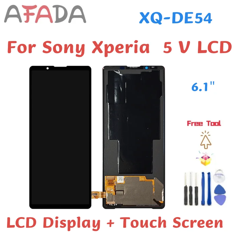 

6.1"AMOLED For Sony Xperia 5 V LCD Display Touch Screen Digitizer Assembly For Sony X5 v XQ-DE54 LCD Replacement Part