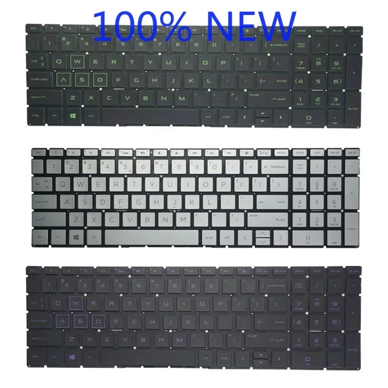 Backlit Russian/US/Spanish/Latin Keyboard For HP Pavilion 15-CW 15-DR 15-EC 15-CX 15-DK 15-DA 17-BY 17-CA 15-DY 15-CS DW