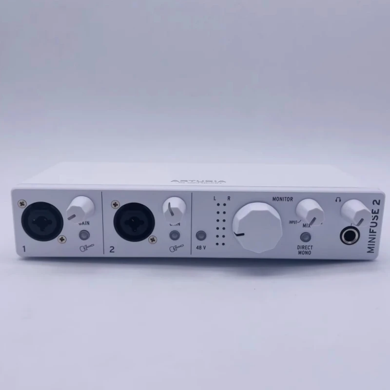 MiniFuse 2 Portable USB-C Audio Interface 2 in / 2 Out for Guitar Recording,broadcasting and Live Multitrack Performance