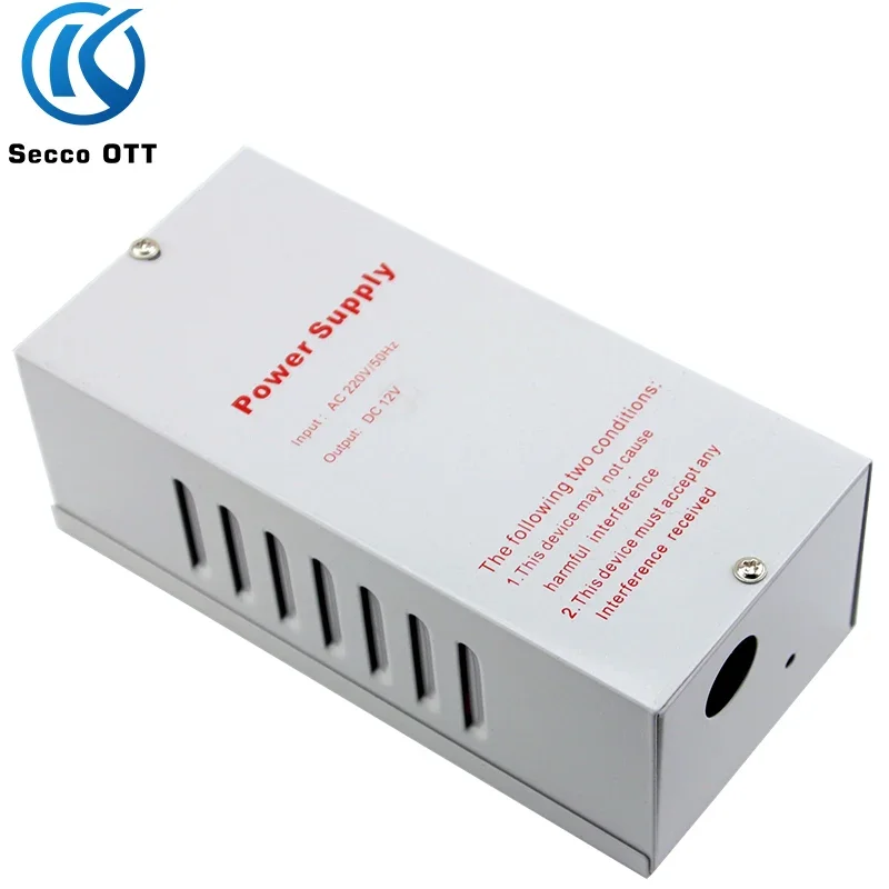 DC12V 5A access control machine power supply 3A 220V delay adjustment dedicated power supply used for building door lock control