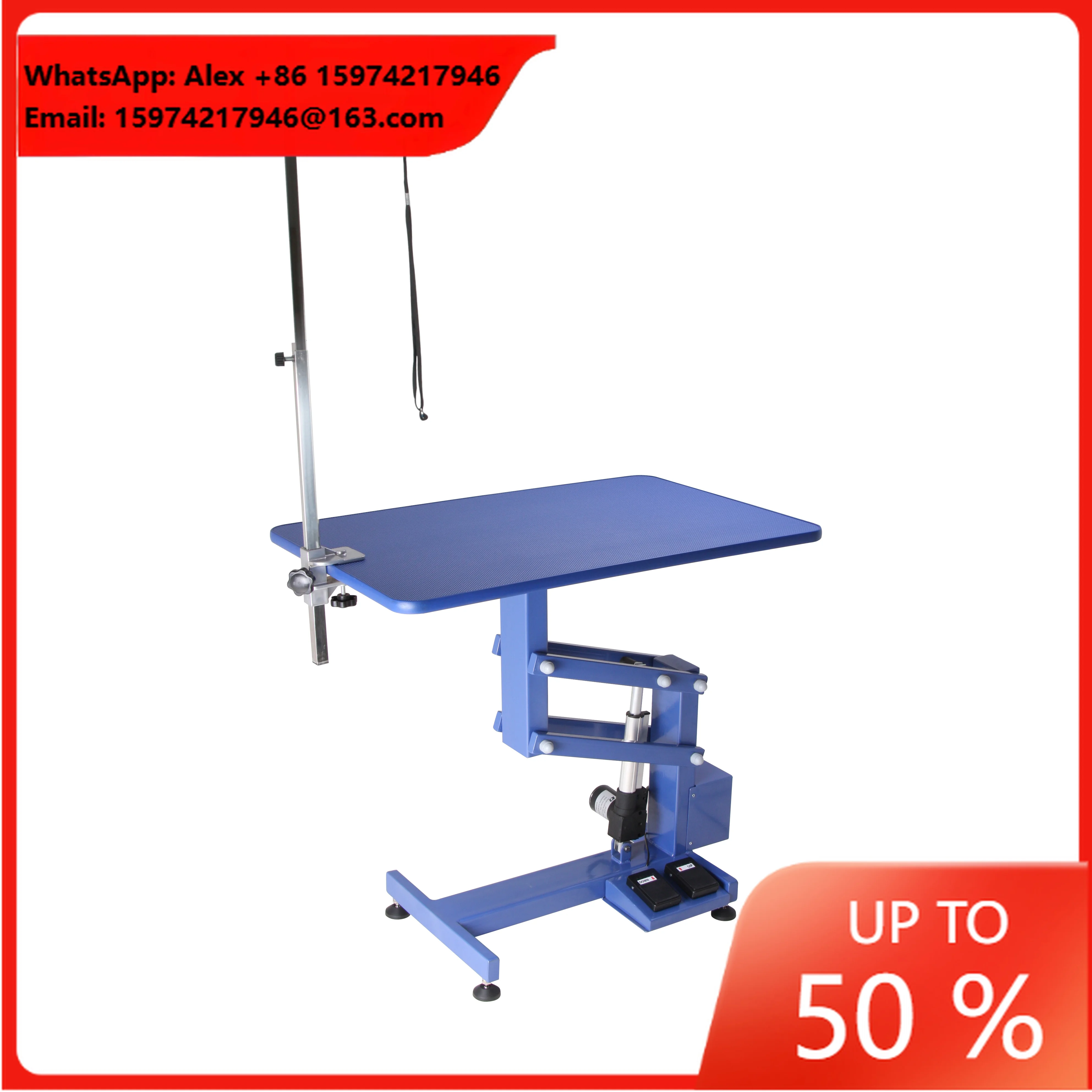 Puppy Store Cat Salon Pet Shop Animal Clinic Folding Electric Height Adjustable Lifting Dog Pet Grooming Table