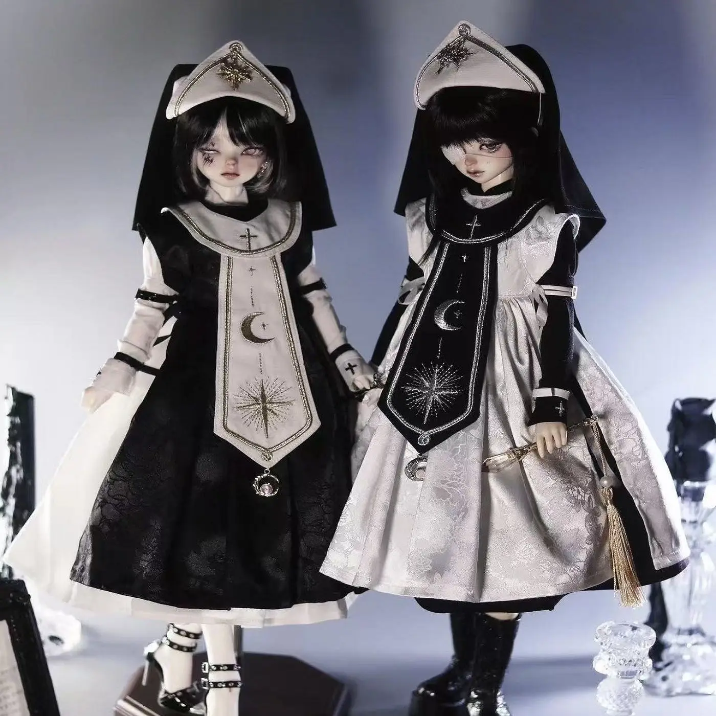 Nuevo traje de ropa para muñeca 1/4 para muñeca Bjd de 45cm, conjunto de falda, juguetes para niña, regalo para casa de juegos, accesorios para muñecas de moda, sin muñeca