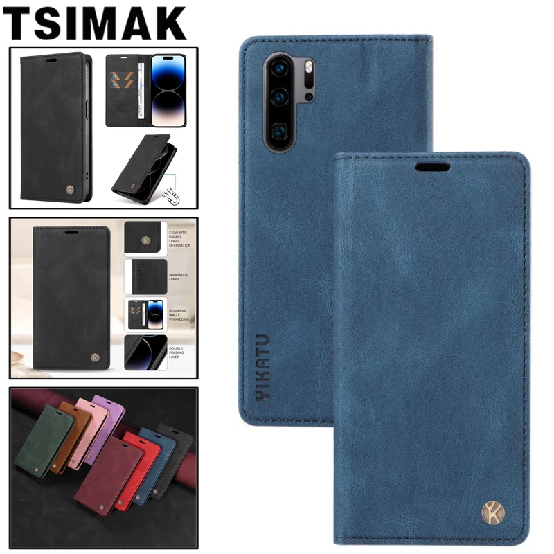 Capa carteira de couro flip para huawei p8 p10 p20 pro p30 lite mate 10 20 y5 2018 y6 y6s y7 y9 prime 2019 p capa de telefone inteligente z