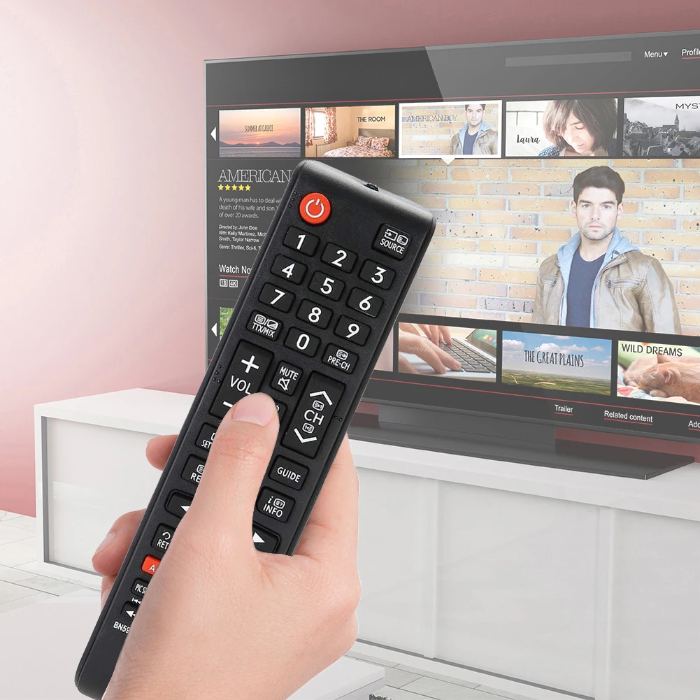 BN59-01268D Smart TV Controller Battery Powered TV Wireless Controller Replacement Parts for Samsung TV UE40MU6120 UE40MU6122