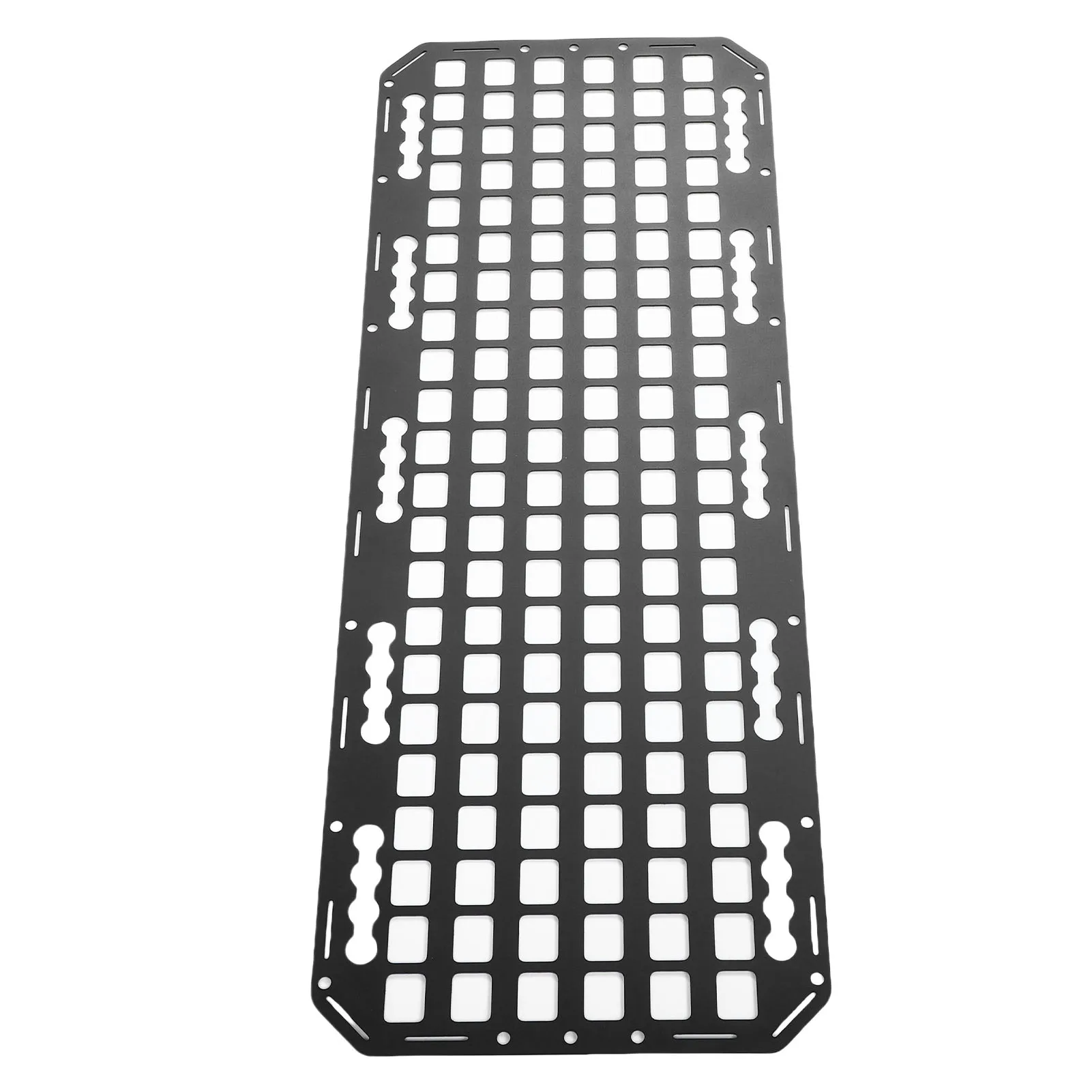 Metal Truck Bed Molle Panel Truck Bed Molle Panel Multifunctional Aluminum High Hardness Truck Bed Molle Panel Rack for L Track