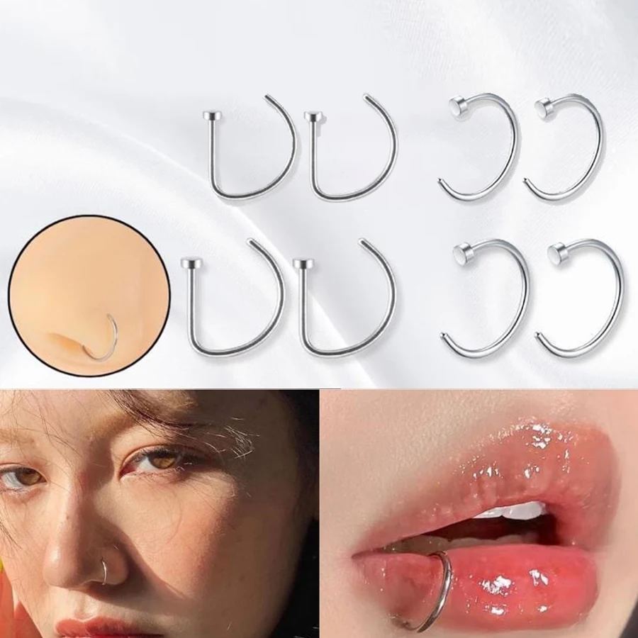 10Pcs 18G Fake Nose…