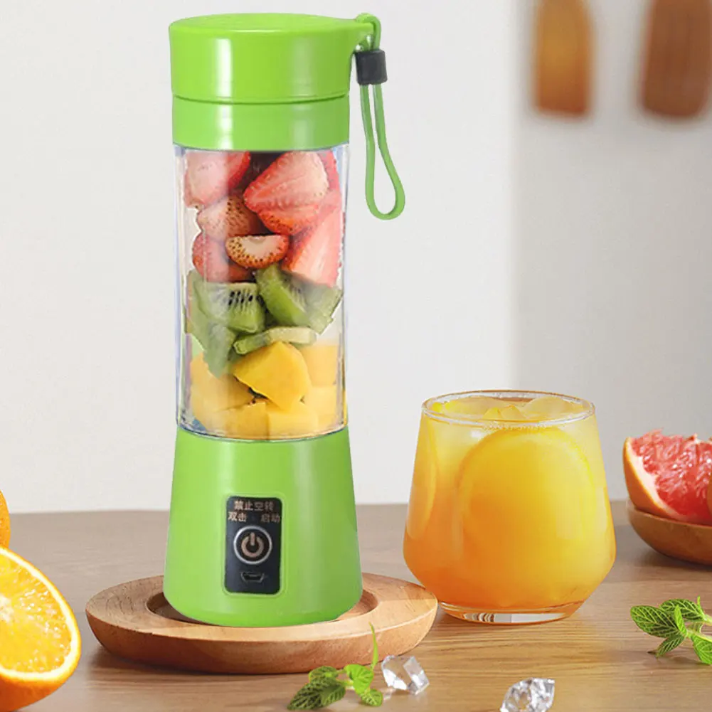 400ml Portable Juicer Cup Electric Glass Blender Mixer Smoothie Lemon Squeezer USB Charging Kitchen Automatic Fresh Fruit Juicer