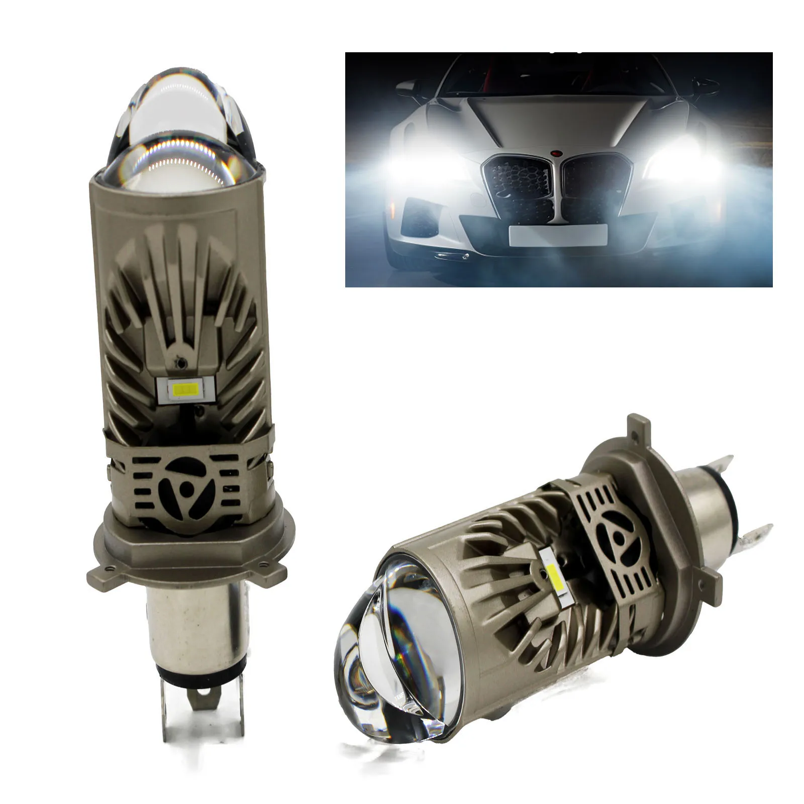 16000lm LED Headlight Bulbs High Low Beam Conversion 160W Kit H4 9003 Super Bright White