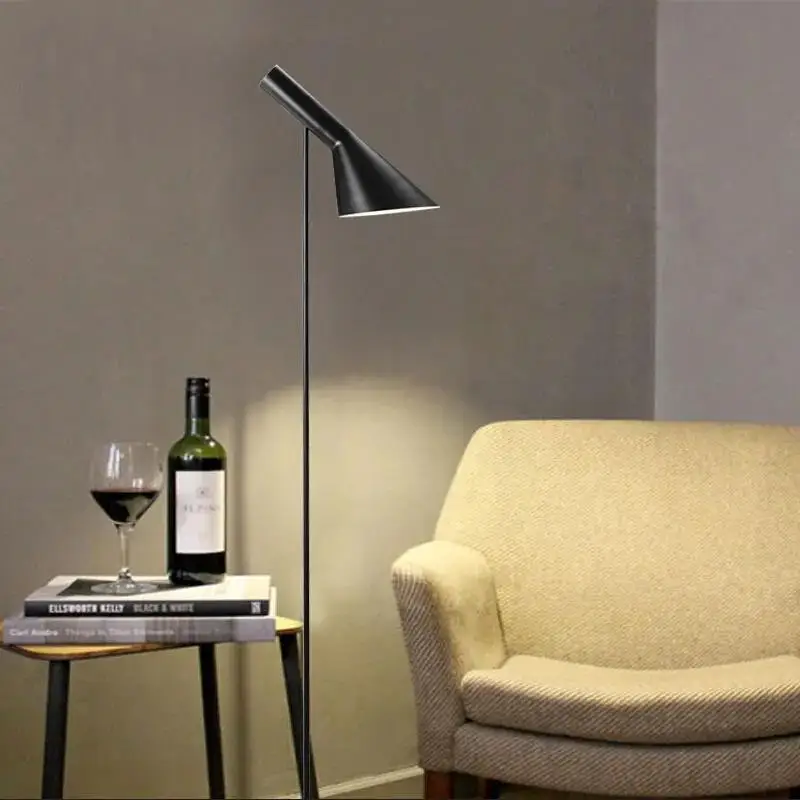 

Nordic Design floor lamps for Living Room Metal Loft Decor Standing Lights Bedroom Bedside Lamp E27 lighting fixtures