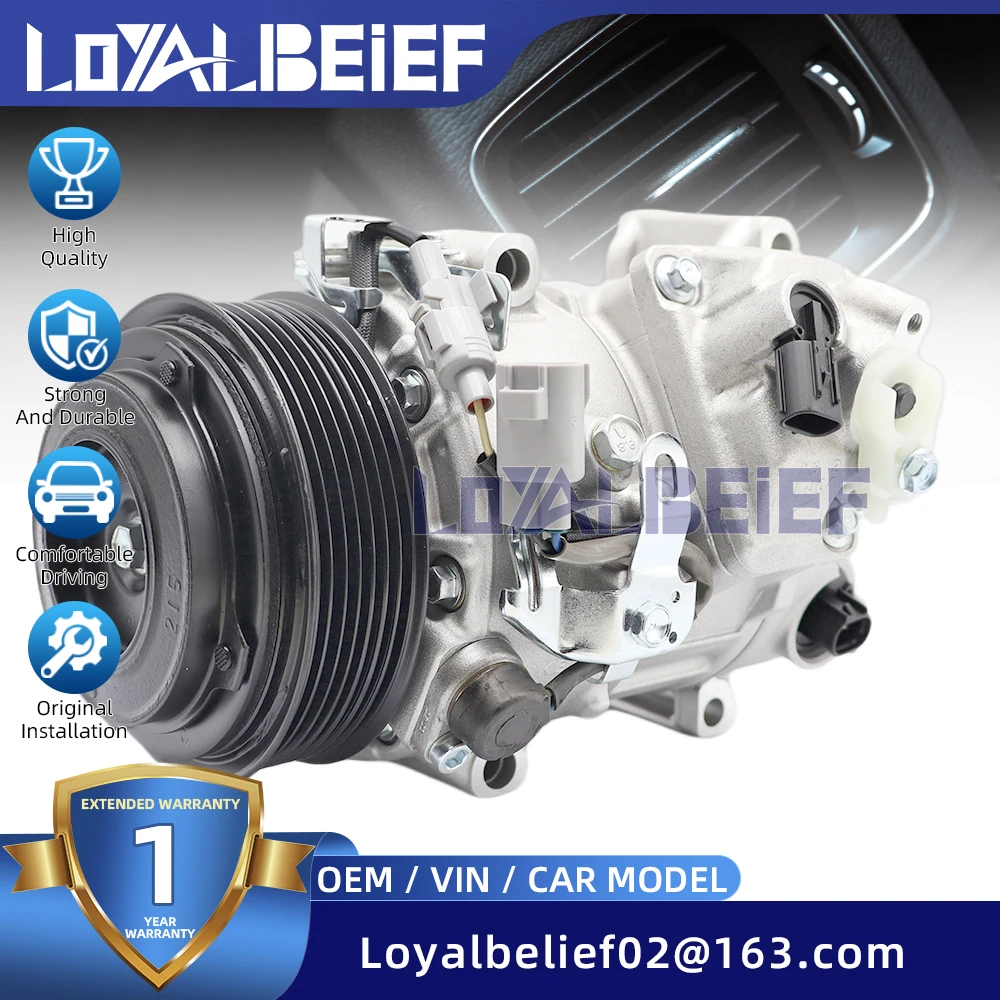

Auto 88320-06190 AC Compressor For LEXUS ES350 TOYOTA Avalon Camry 3.5L TSB17C 8832006190 88410-33190 8841033190 471-1037 7PK