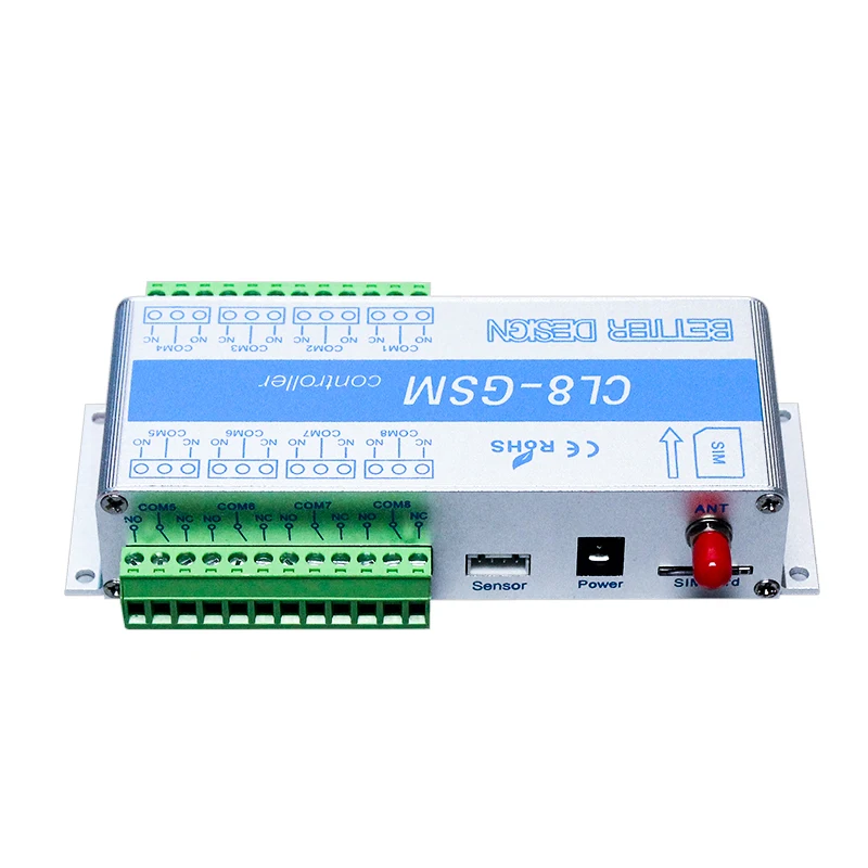 

Well Made-CL8-GSM Mobile Phone Remote Control Switch Relay Smart Switch Phone SMS Remote Control Switch-EU Plug