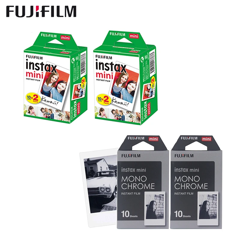 

10 - 60 Sheets Fujifilm Instax Mini 11 8 9 Film Fuji Instant Photo Paper For 70 7s 50s 50i 90 25 Share SP-1 2 Camera