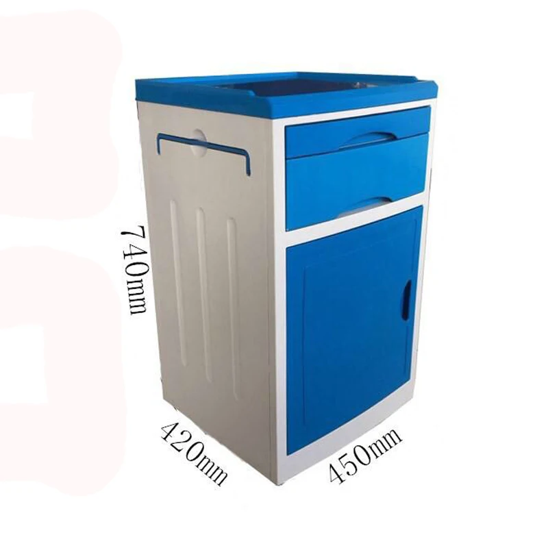 Factory hot sale Hospital clinic furniture ABS hospital Medical bedside locker cabinet