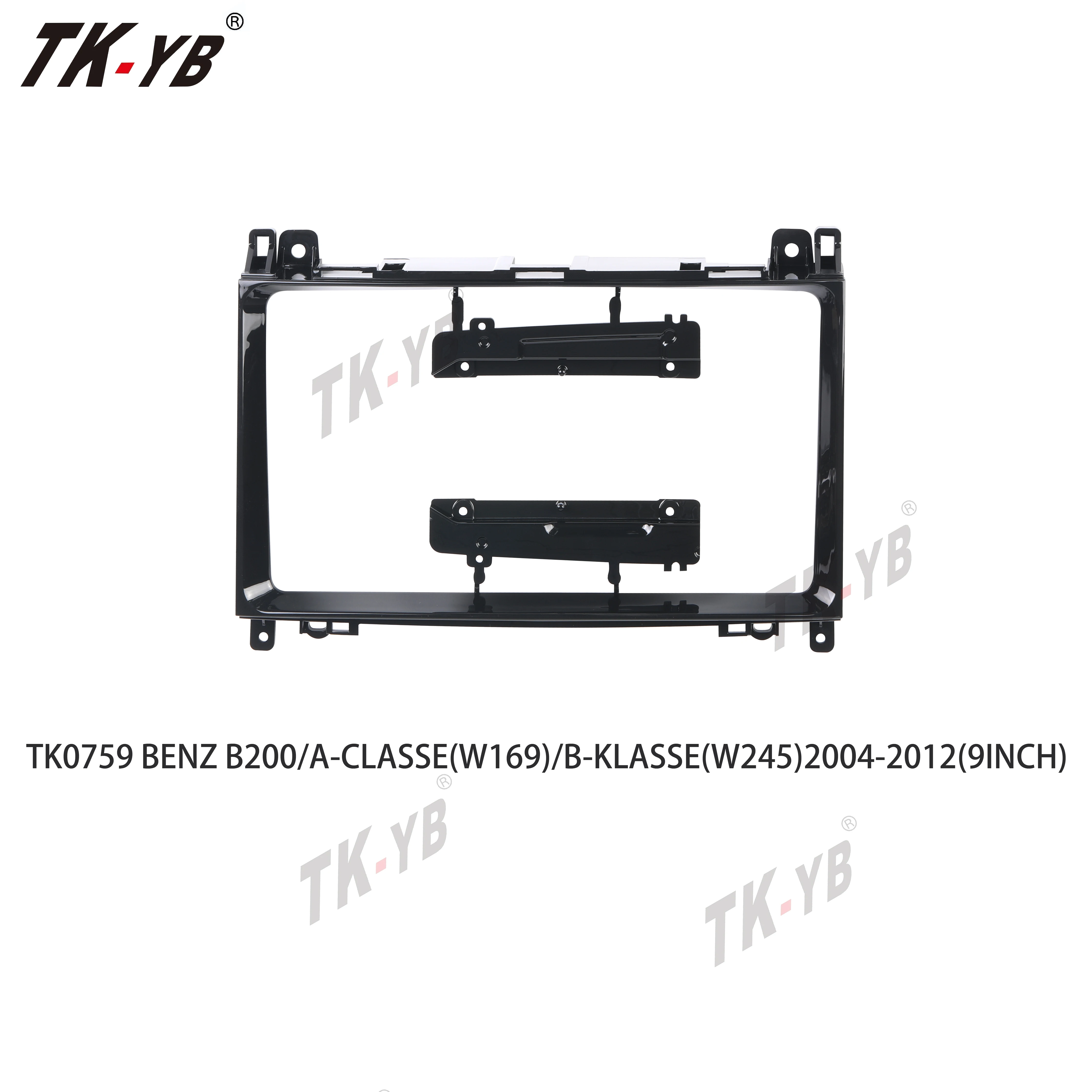 

DVD Navigation Panel Frame Car Stereo Video Player Fascia Frame Car DVD Frame Fit for Benz B200 2009 A-CLASSE W169 Frame