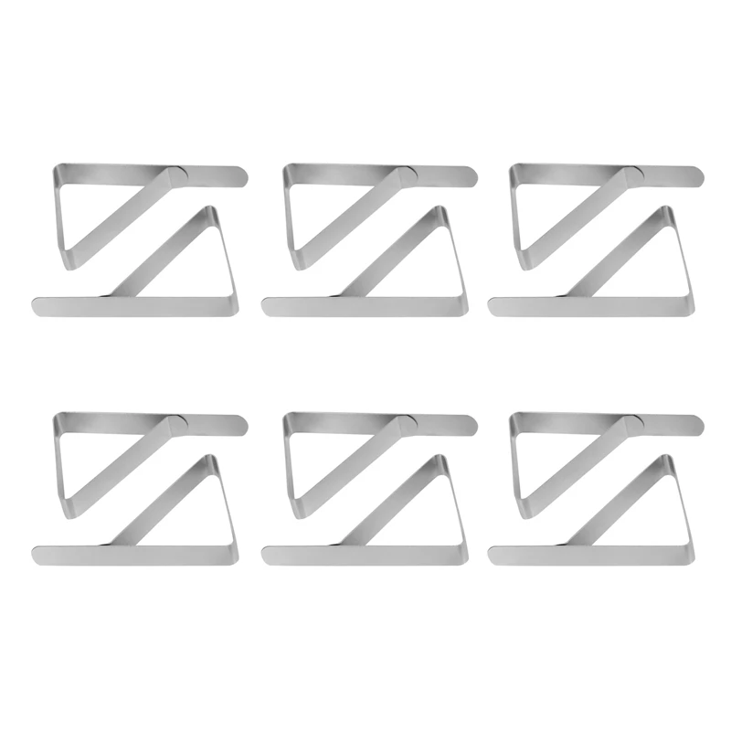 

Promotion! Tablecloth Clips,12 Pack Stainless Steel Table Cloth Holder Table Cover Clamps For Home/Marquees/Wedding/Party/Picnic