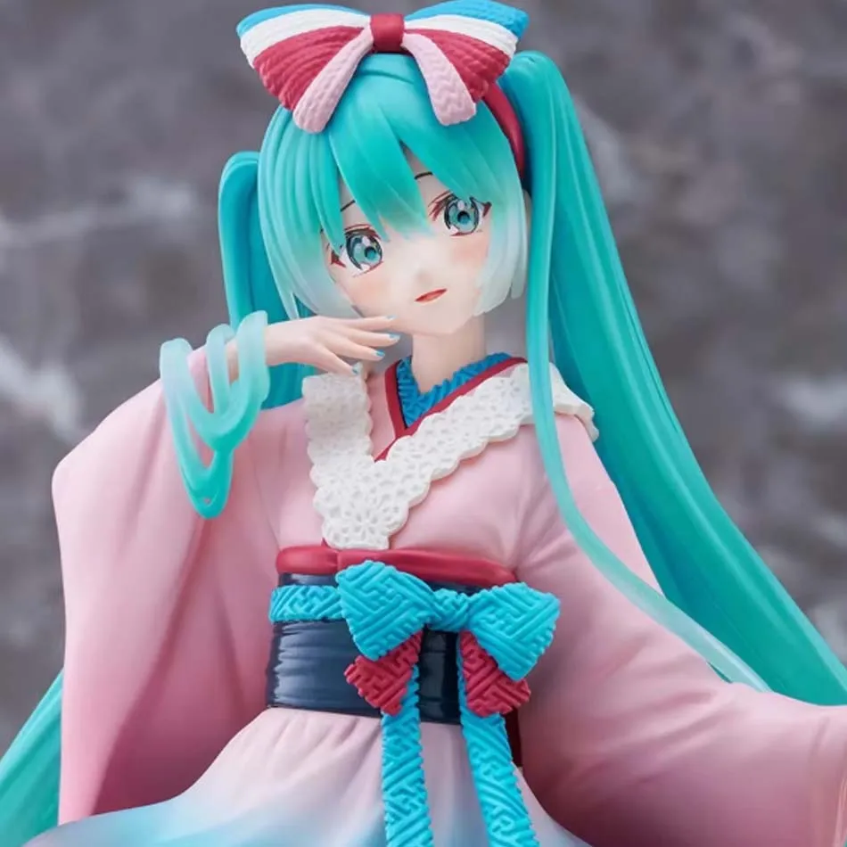 Zhongkaihua Figurine Miku (Summer) – PVC 17 Cm – Anime Collection – Décoration Bureau Et Chambre