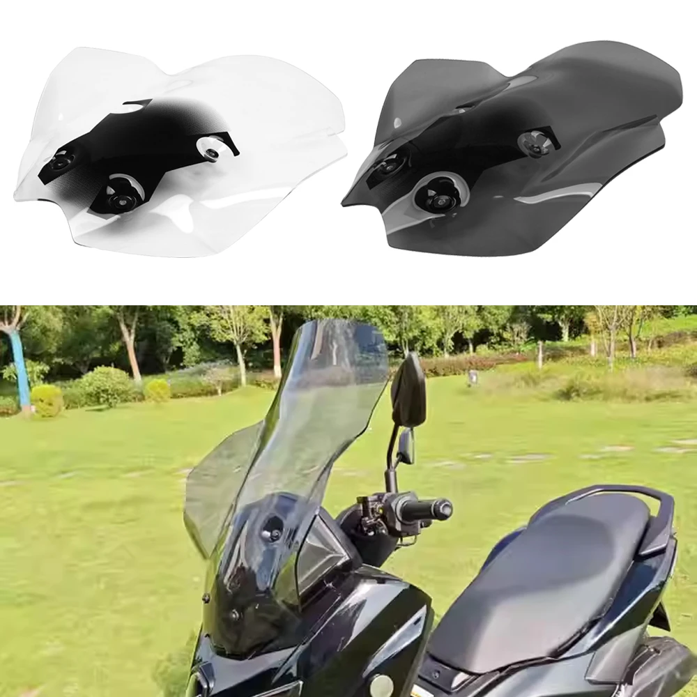

Wind Deflectors Parts for YAMAHA NMAX155 NMAX 155 2025 Modification Windshield Front Raised Windscreens Motorcycles Accessories