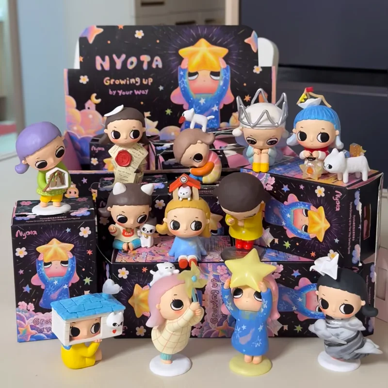 

Подлинная серия Nyota Growing Up By Your Way, аниме-фигурки Kawaii Fly To Your Own Mountain, игрушки, рождественские украшения, подарок
