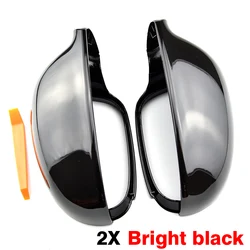 2 pieces For VW Golf MK5 GTI Jetta 5 Passat B6 B5.5 Side Wing Mirror Covers Caps For VW Sharan Golf 5 6Plus Variant EOS 2007