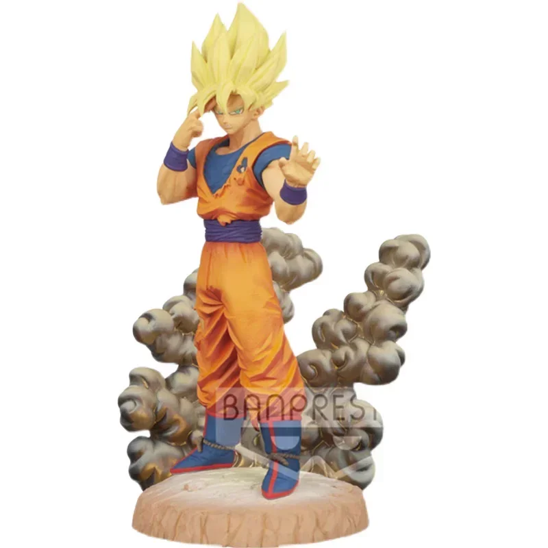 Bandai Original Banpresto Anime Dragon Ball Z History Box Vol.3 Super Saiyan Son Goku PVC Action Figure Collection Toy Gifts