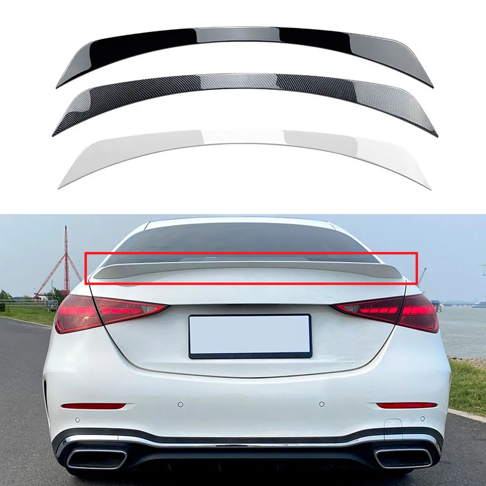 

For Mercedes Benz C-Class W206 C200 C260 C300 2022+C63 AMG Spoiler ABS Rear Trunk Spoiler Wing