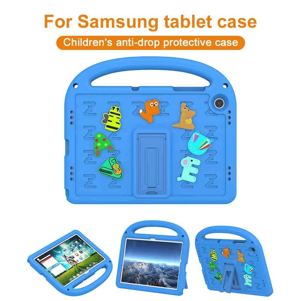 Cartoon Tablet Case For Samsung Tab A9 8.7 Inch T220 T225 EVA New Material For Samsung Tab A9 Plus 11 Inch Without A Pen Slot