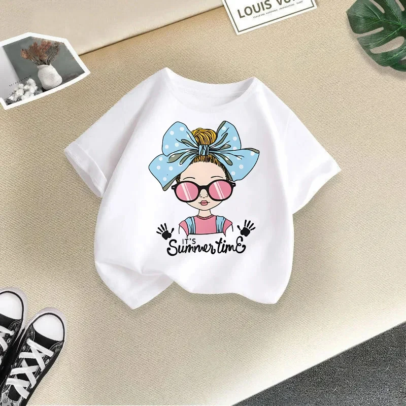 Children's Summer T-Shirt New Children's Short-Sleeved T-Shirt Men And Girls Round Neck Tops Baby Cotton T-Shirt Bottoming Shirt