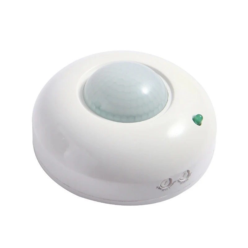 Intelligent infrared human body sensing switch - ceiling-mounted household sensor with high power, adjustable delay function,
