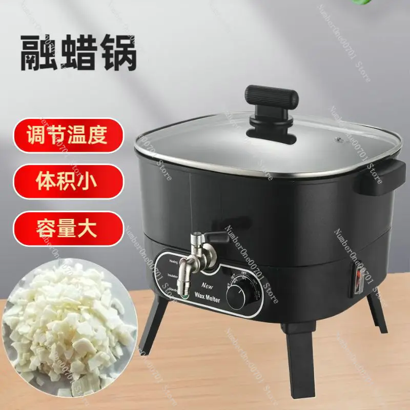 Electric Wax  for Candle Making, DIY Soap Chocolate Melting Pot, 1000W Wax Furnace with Temp Control