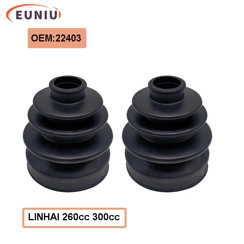 2PCS Original 22403 CV Joint Boot For Linhai 260 300cc LH260 LH300 ATV 22403